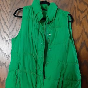 Kelly Green Puffy Vest